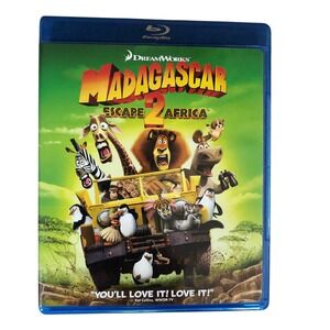 Madagascar 2 Escape Africa Blu-ray Dreamworks Animation Movie‎